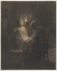 Die Wache (Frauen beim Nähen)